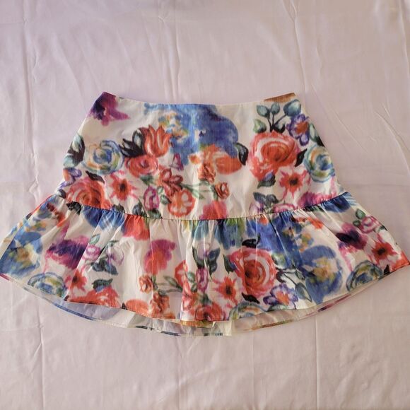 Amanda Uprichard Pants - Amanda Uprichard X Revolve Gabbie Pasadena Skort 26 inch Floral Mini Preppy